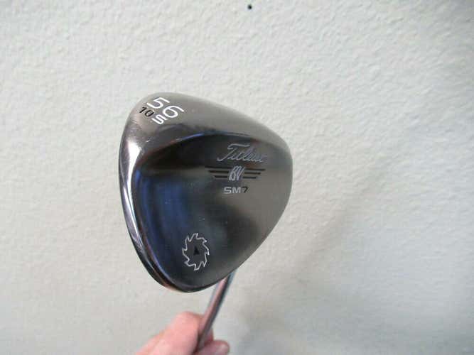 NICE TITLEIST VOKEY DESIGN SM7 STEEL GRAY SAND WEDGE 56* S GRIND Z CORD MID GRIP