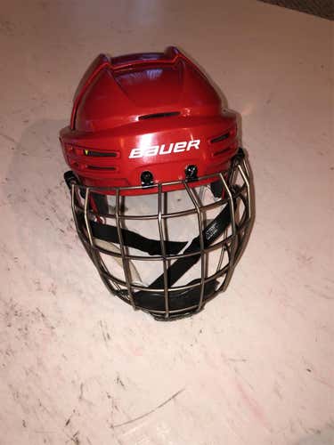 Red Bauer Reakt 75 Helmet