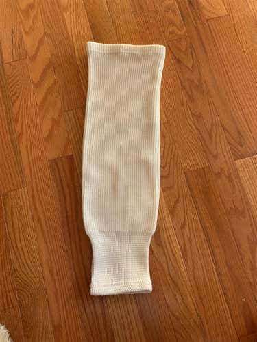 White Junior Medium Easton Socks