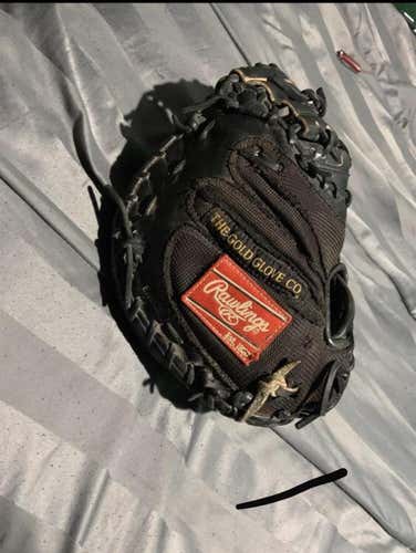 Black High School/College Catcher's Heart of the Hide 33" Baseball Glove