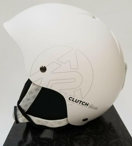NEW High End $65 K2 Clutch Snowboard Helmet Adult Adjustable Size Small White