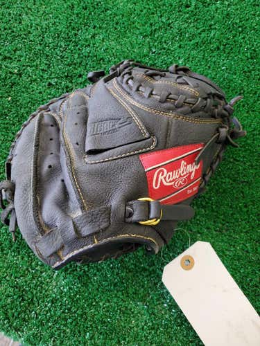 Black Rawlings Right Handed Catcher's Renegade Baseball Glove 31.5"