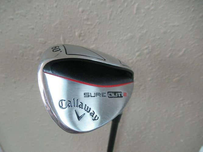 NICE CALLAWAY SURE OUT 2 60* LOB WEDGE FACTORY GRAPHITE 65g WEDGE FLEX NEW GRIP
