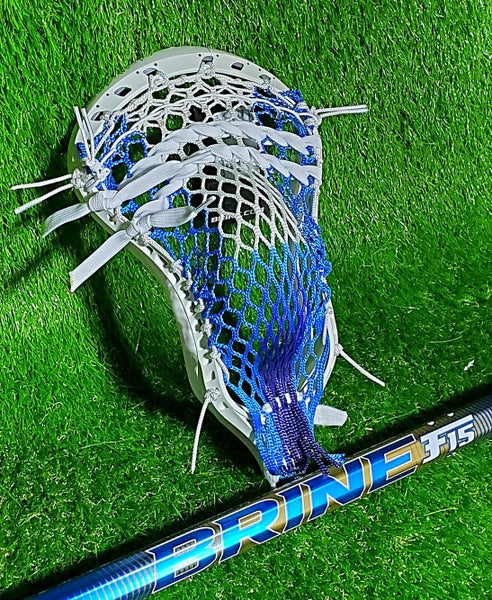 Brine King II CUSTOM COMPLETE Strung Lacrosse Head w/ Mid Pocket
