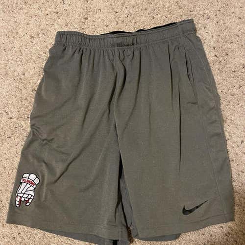 Oklahoma “Horns Down” Lacrosse Gray Adult Extra Large Nike Shorts