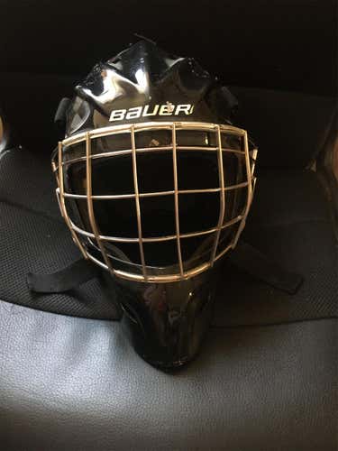 Black Senior Bauer Concept C1 Pro Stock Goalie Mask