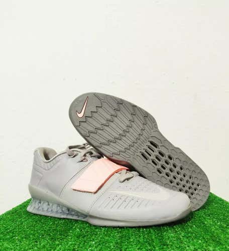 Nike Romaleos 3 XD Atmosphere Grey Pink Weightlifting Shoes AO7987-002 Size 11.5