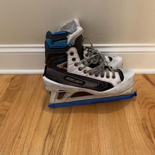 Senior Bauer Reactor 9000   Size 9.5 Hockey Goalie Skates