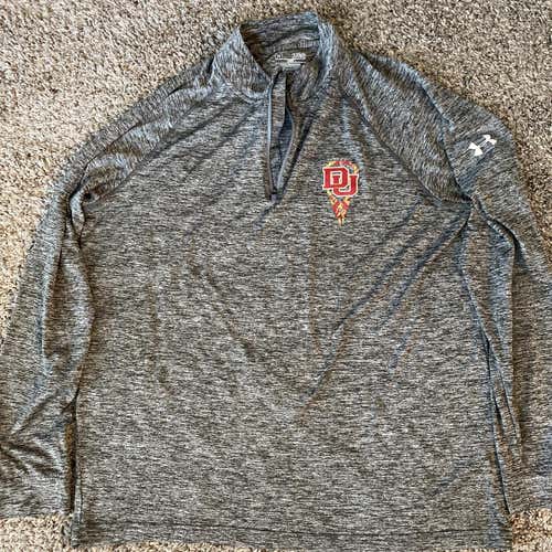 Gray Men's Extra Large Denver University Lacrosse Under Armour Pullover