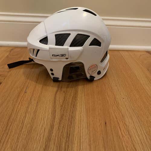 White  Large Reebok  Helmet