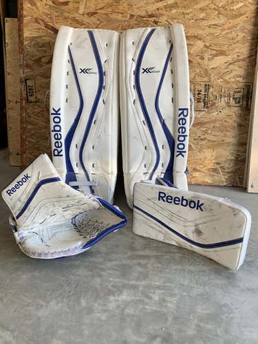 Blue Senior 34" Reebok Regular Premier XLT Pro Goalie Full Set
