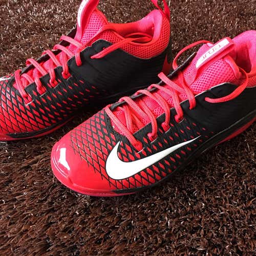 NIKE Trout 2 Pro Red / Black Size 10