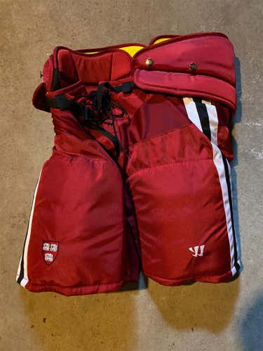 Harvard Pro Stock Hockey Pants Senior Large Maroon/Crimson Brand New