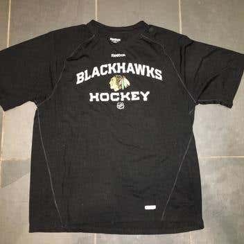 Chicago Blackhawks NHL Reebok Speedwick Training Shirt LG