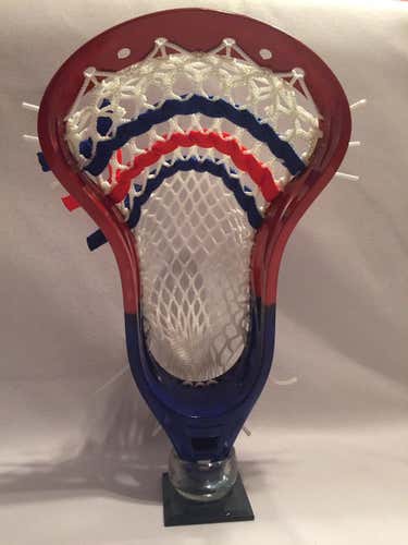 "NEW" Vipr1 Red/White/Blue lacrosse head