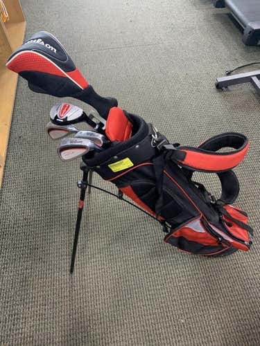 Used Wilson Profile 7 Piece Golf Package Sets Junior Teen