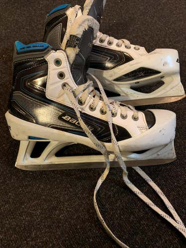 Senior Bauer Reactor 9000 Hockey Goalie Skates D&R (Regular) Pro Stock Size 10