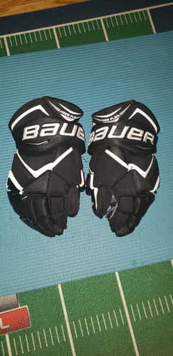 Black Senior Bauer Vapor 1X Gloves 14"