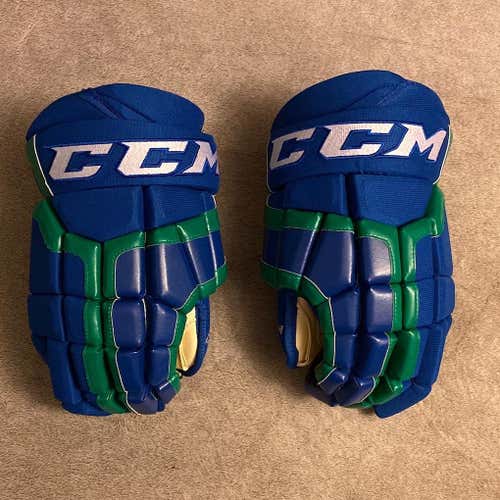 Blue Senior CCM HG41 14" Pro Stock Gloves