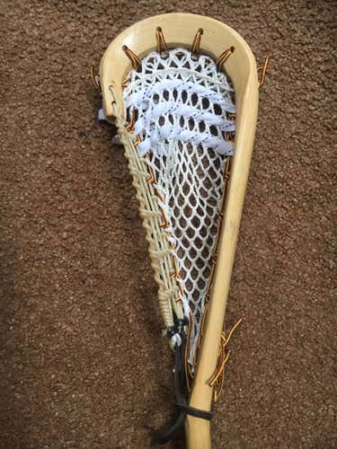 Mohawk Nation Wood Box Lacrosse Stick Cornwall Island