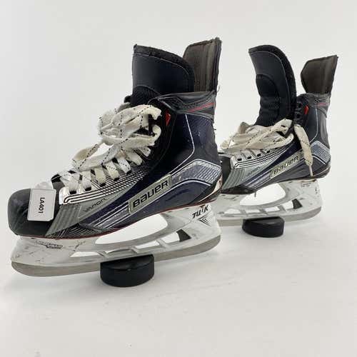 Used Bauer Vapor 1X Skates | Size 8.5D | Custom Tongues | Martinez LA KINGS | LA401