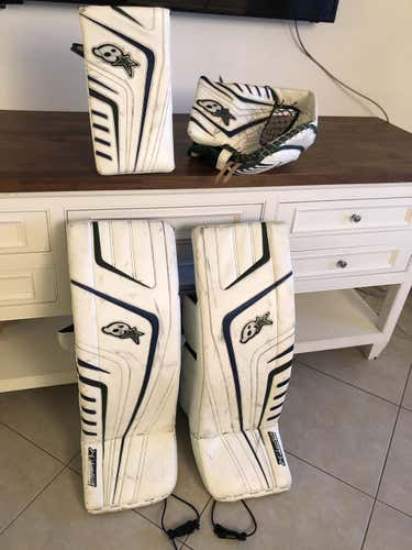 White Senior 34" Brian's Regular Goalie Full Set - Copy 2