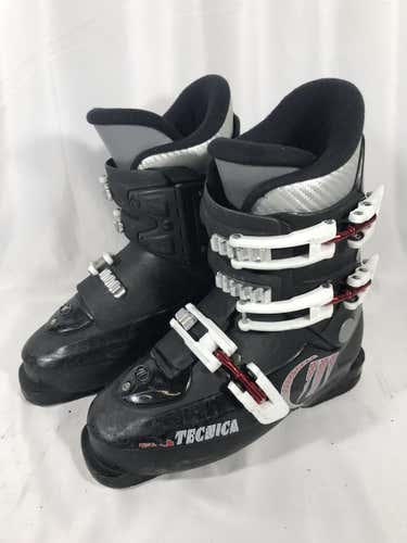 Used Technica Black 195 Mp - Y13 Downhill Ski Boys Boots