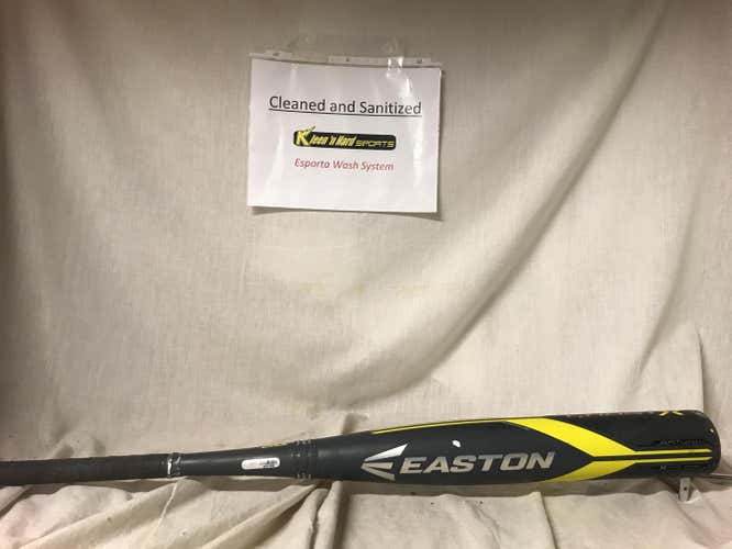 Used Easton Ghost X YBB18GX5 Bat Length-Wgt 30" 25oz. Blk-Yellow -5 USA Bat