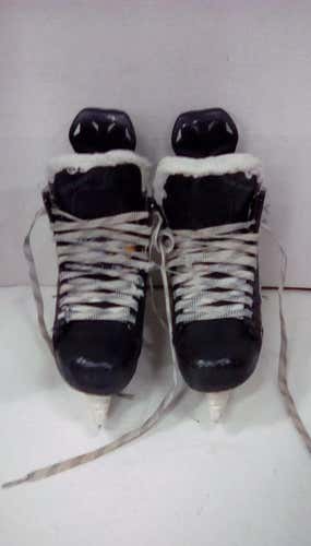 Used Bauer 1s Supreme Junior 03.5 D - R Regular Ice Skates Ice Hockey