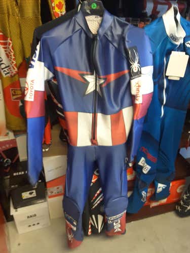 New Men's Extra Large us ski team GS Spyder Ski Suit FIS Legal