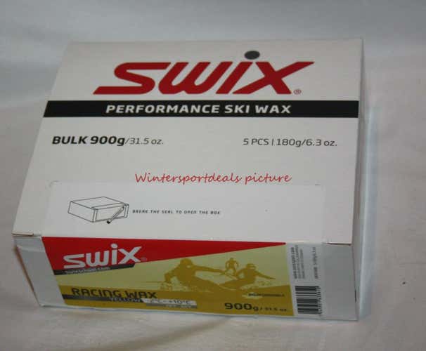 Swix Wax Race Wax yellow bulk 900 grams UR10-900 SWIX 28F-50F tempNEW