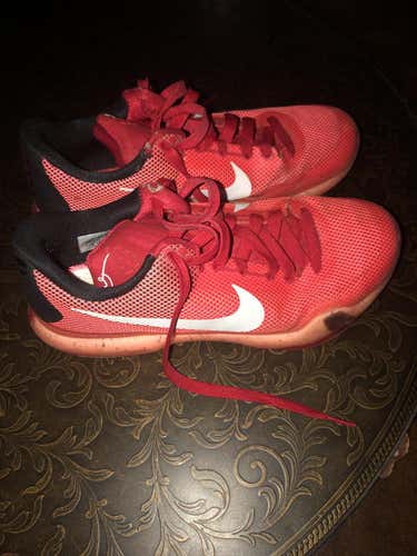 Kobe Orange Used Men's 9.0 (Women's 10) Nike Shoes