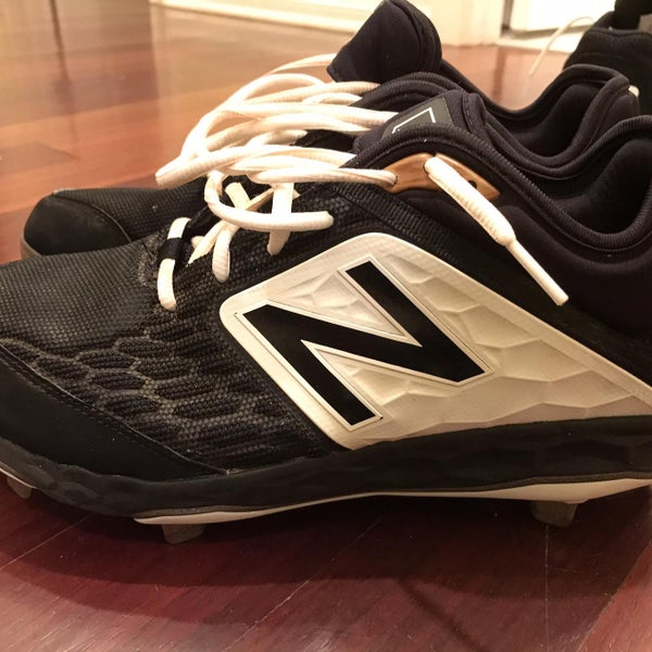 Black Men's Metal Cleats Low Cut
