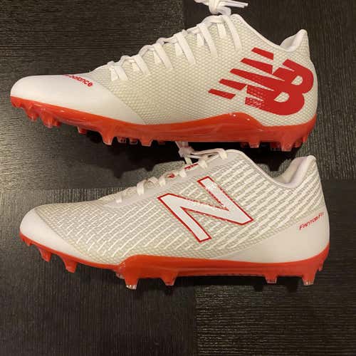 White Men's Molded Cleats New Balance Cleats