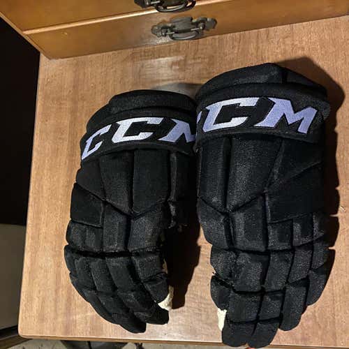 Black Senior CCM 14" Pro Stock Gloves Brand New