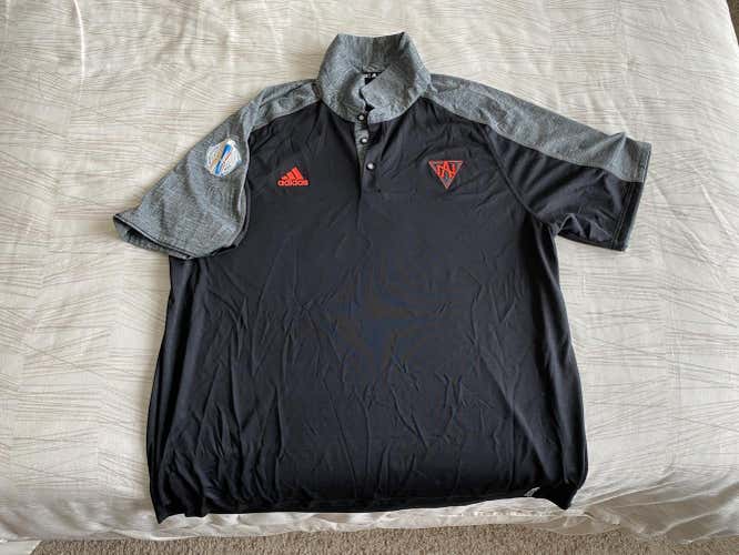 World Cup of Hockey Team North America Polo Shirt Black/Gray Size XXL 2XL