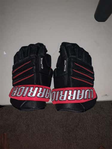 Black Senior Warrior Alpha QX3 15" Pro Stock Gloves