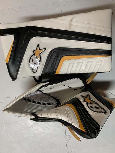 Brian's Regular Optik glove and blocker worn twice