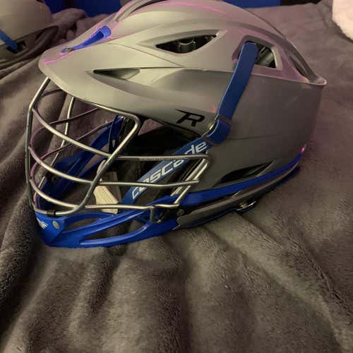 Gray Adult Player Cascade R Helmet