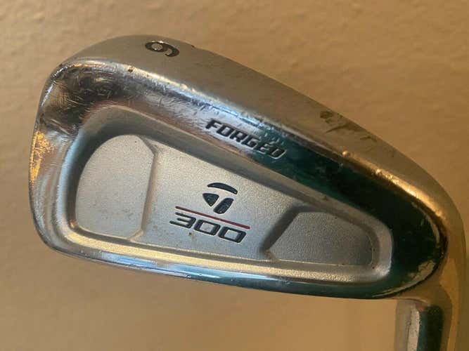 TaylorMade 300 6-iron with Flighted Rifle 6.0 shaft 1001