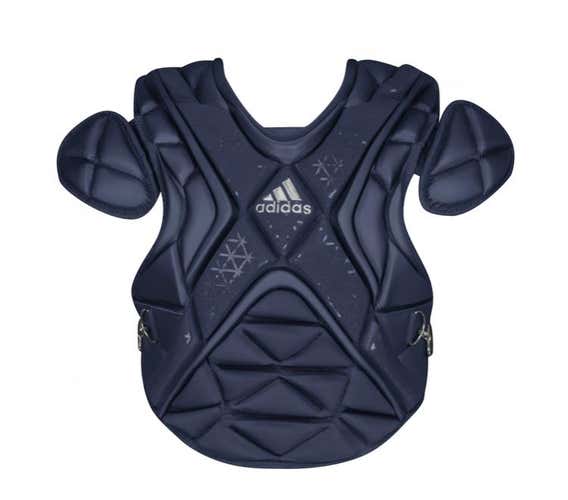 Blue High School/College Adidas Pro series protector 2.0 Catcher's Chest Protector