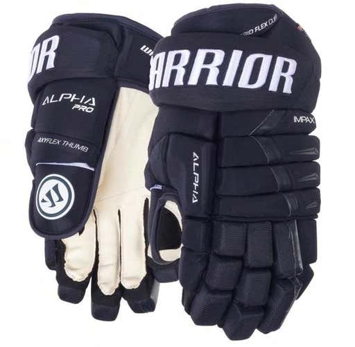 Blue Senior Warrior Alpha Pro 13" Pro Stock Gloves