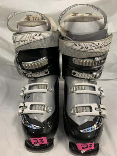Used Salomon Divine 230 Mp - J05 - W06 Downhill Ski Womens Boots