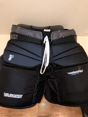 Black Senior Extra Large Vaughn Velocity VE8 Pro  Hockey Goalie Pants
