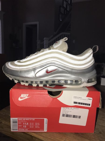 White Men's 11.5 (Women's 12.5) Nike