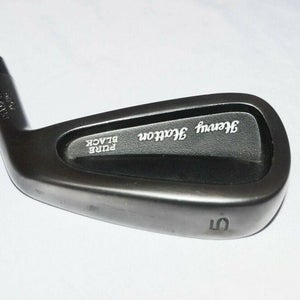 5 Iron Dtg Henry Halton Pure Black Rh 38" Steel Stiff New Grip