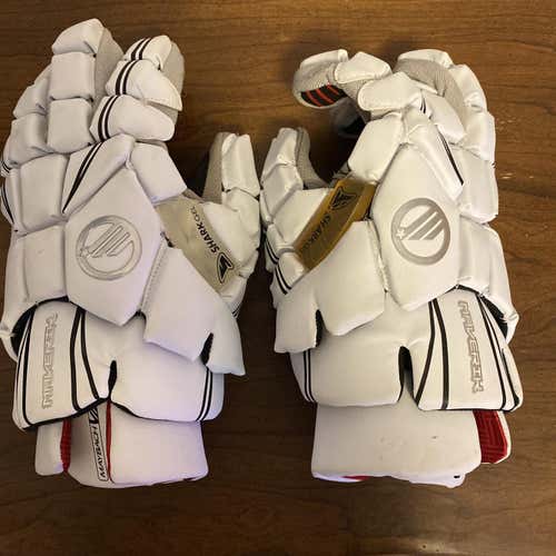 White New Player Maverik Maybach Deuce 13" Lacrosse Gloves