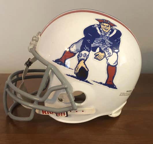 Used Riddell Patriots Throwback Replica Helmet