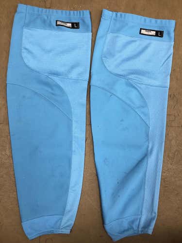 Blue Senior Large CCM Pro Stock Socks