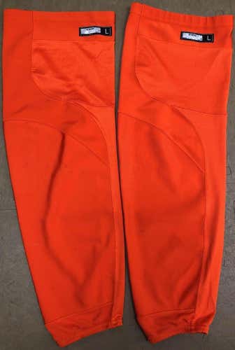 Orange Senior Large CCM Pro Stock Socks